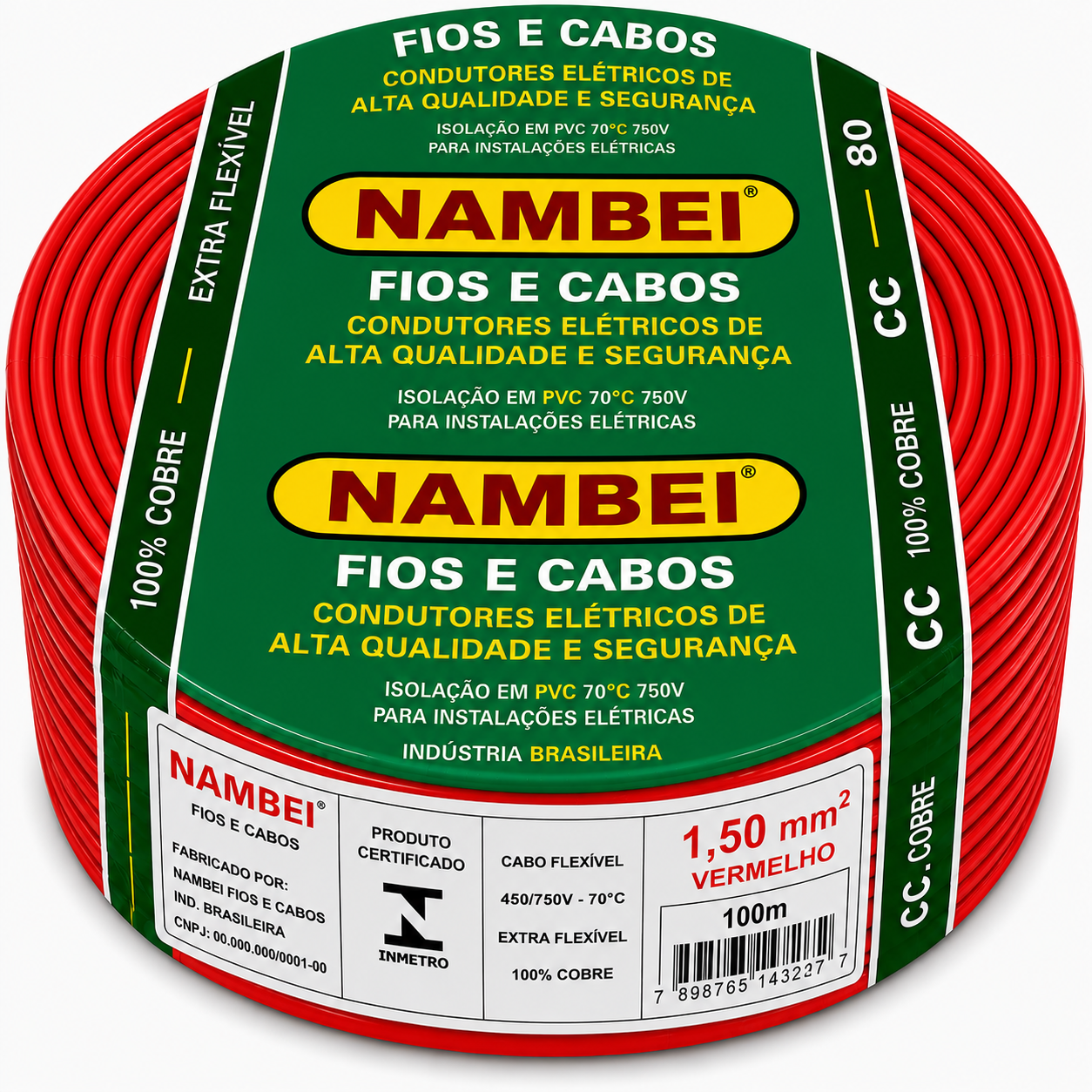 CABO FLEX 1.50MM 750V VM NAMBEI