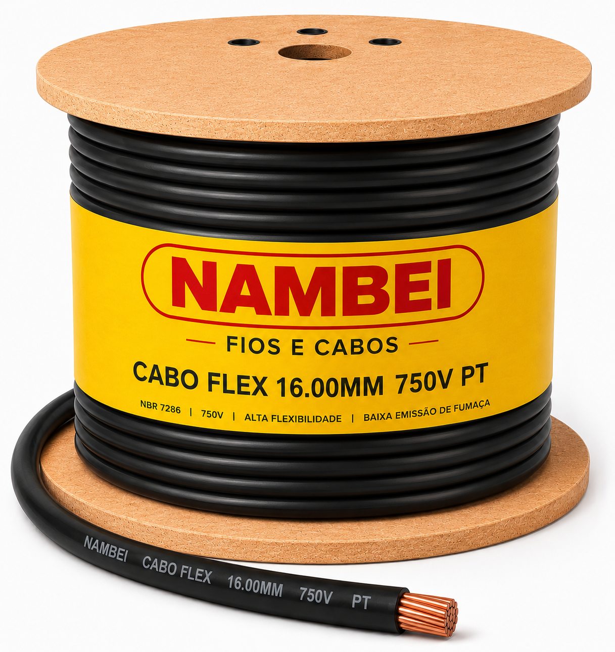 CABO FLEX 16.00MM 750V PT NAMBEI