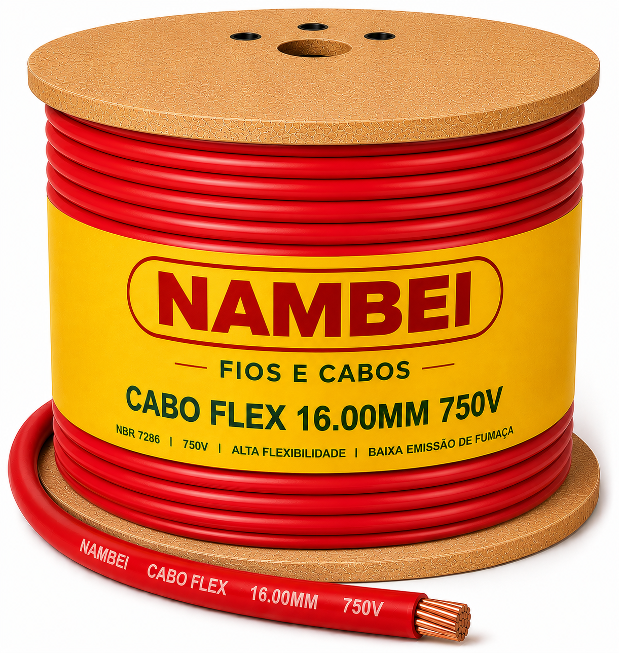 CABO FLEX 16.00MM 750V VM NAMBEI