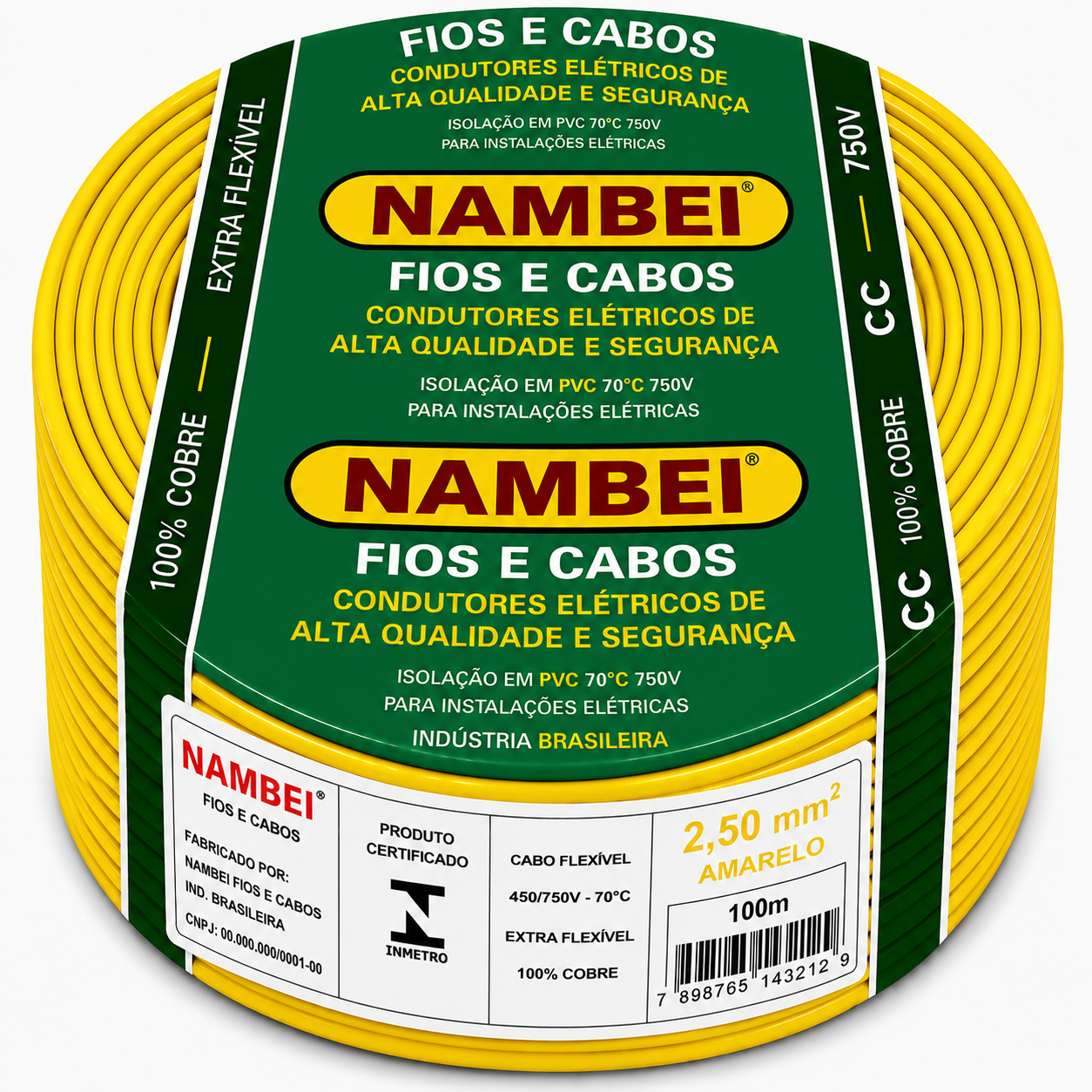 CABO FLEX 2.50MM 750V AM NAMBEI
