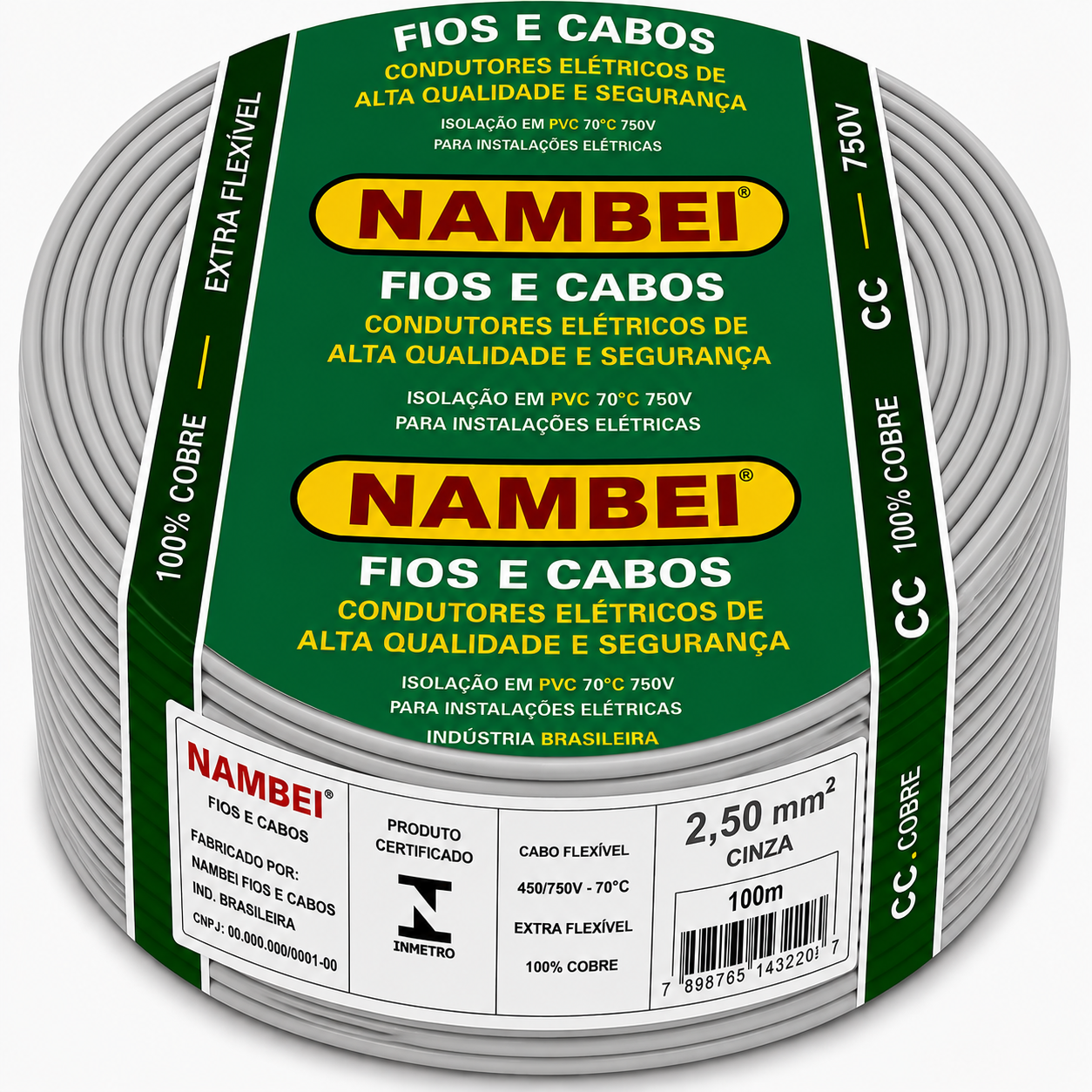 CABO FLEX 2.50MM 750V CZ NAMBEI