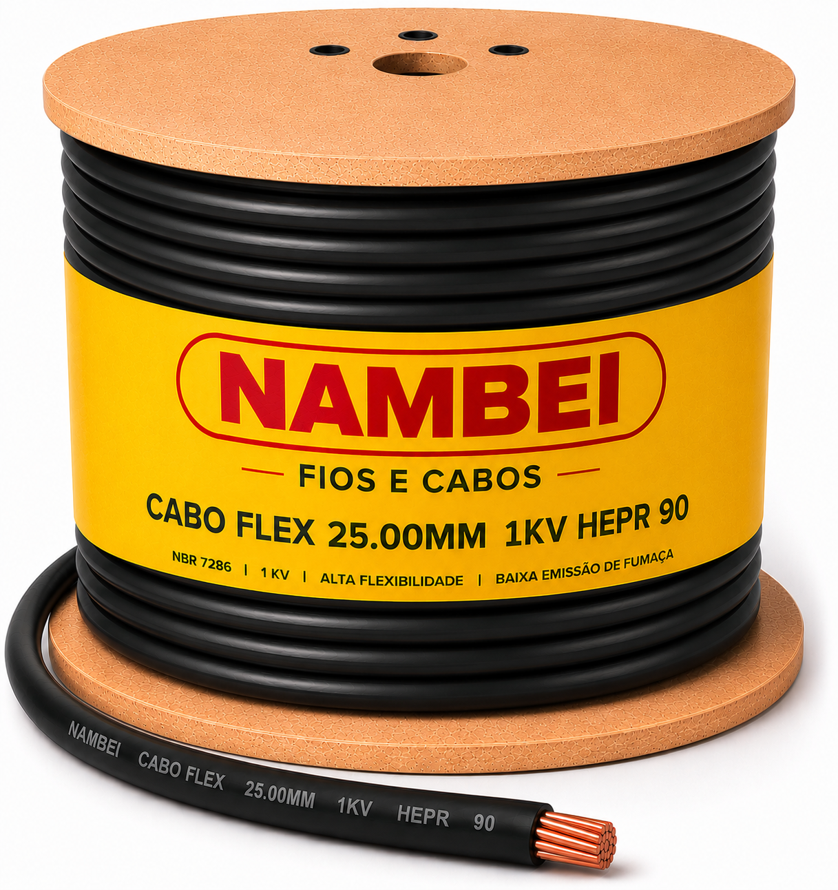 CABO FLEX 25.00MM 1KV HEPR 90 PT NAMBEI
