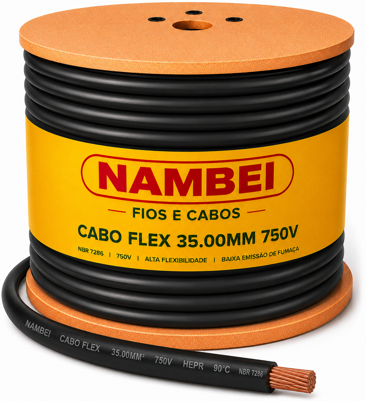 CABO FLEX 35.00MM 750V PT NAMBEI