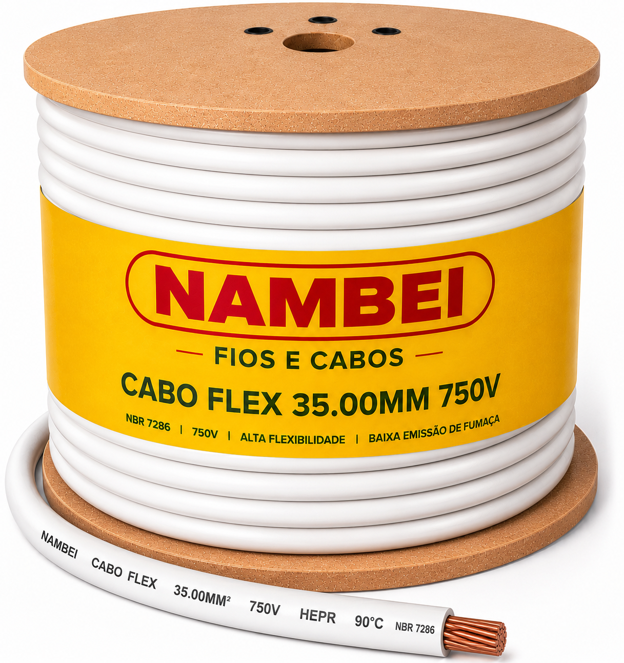 CABO FLEX 35.00MM 750V BR NAMBEI