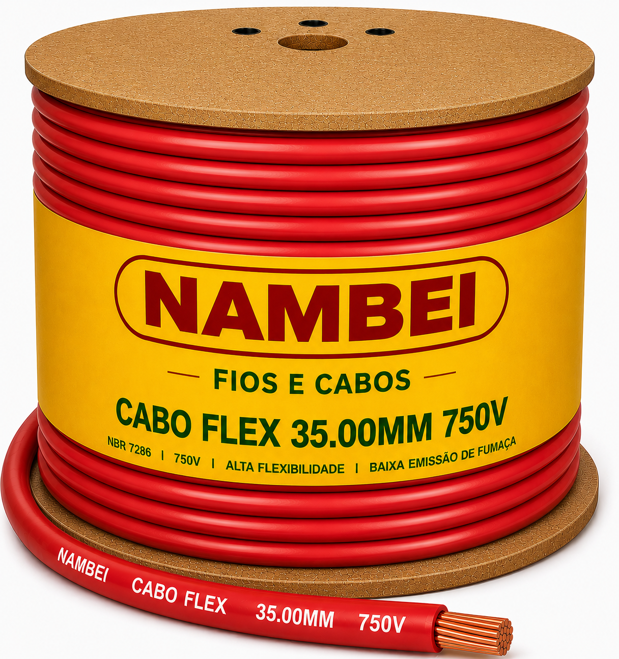 CABO FLEX 35.00MM 750V VM NAMBEI